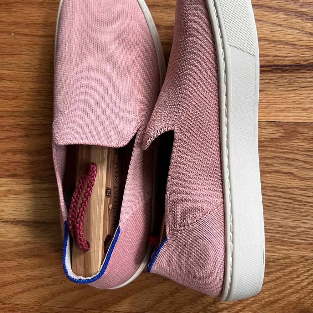 Rothy’s original slip on light pink sneakers women’s size 7.5 - Picture 10 of 16